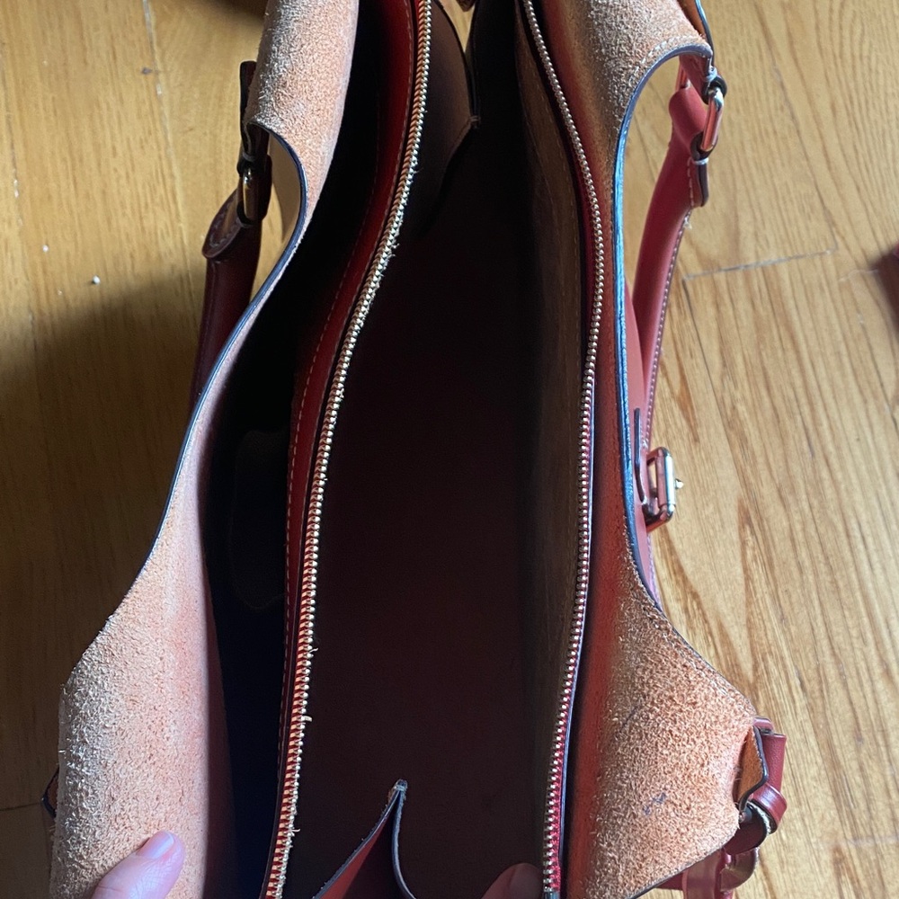 Boldrini Selleria Red Leather Bag - Picture 7 of 11